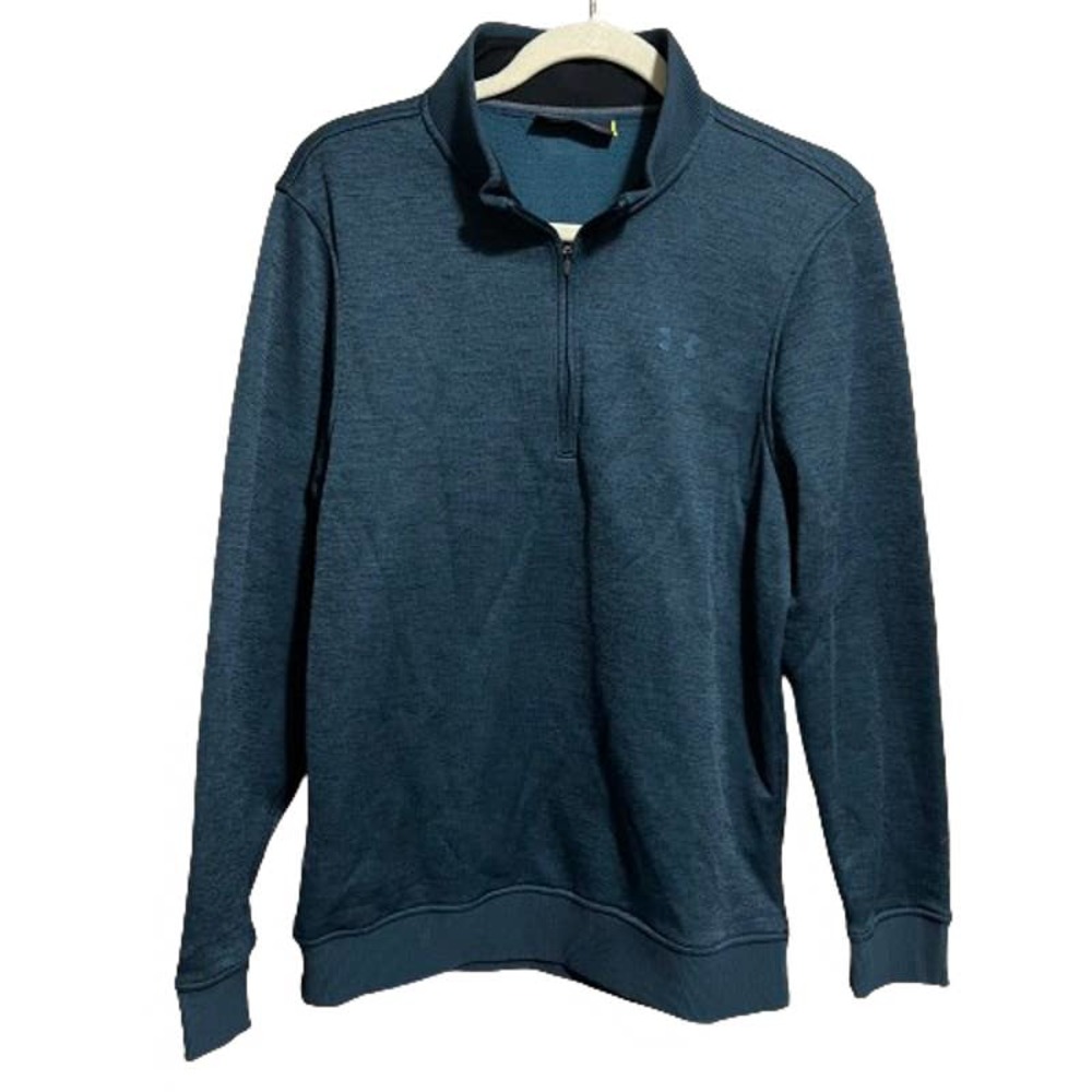 Under Armour 1/4 Zip Pullover Jacket Blue Size Small